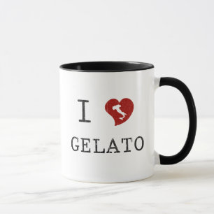 Taza Amo el Helado Italiano