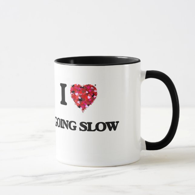 Taza Amo el ir lento (Derecha)