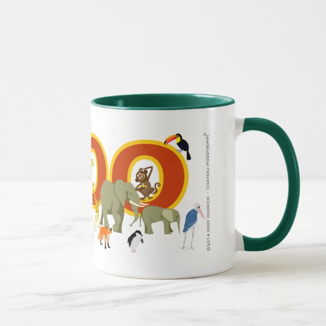 Taza Amo el parque zoológico (Derecha)