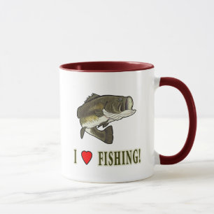 Taza Amo el pescar: Perca americana