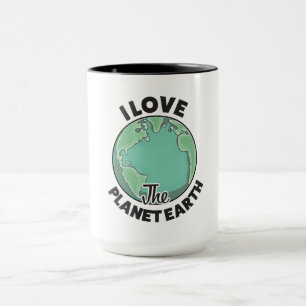 Taza Amo El Planeta Tierra