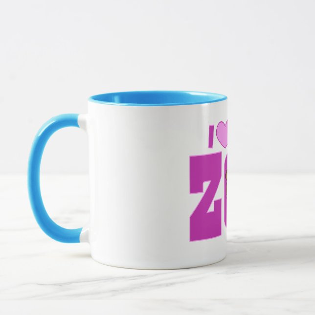 Taza Amo el zoológico (Izquierda)