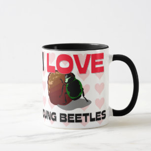 Taza Amo escarabajos de estiércol