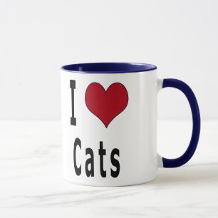Taza Amo gatos