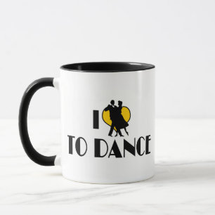 Taza Amo Heart To Dance - Tango Vals Ballet Amante