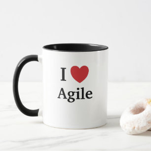 Taza Amo idea ágil del regalo del gestor de proyecto d