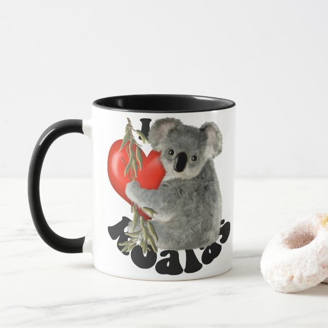 Taza Amo koalas (Con donut)