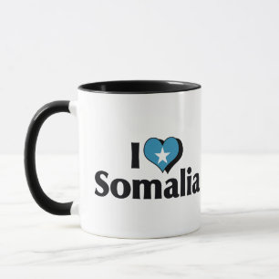 Taza Amo la bandera de Somalia