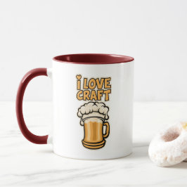 Taza Amo La Cerveza Artesanal