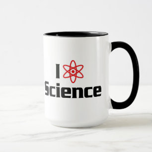 Taza Amo la ciencia del corazón - científico de física 