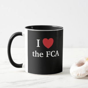 Taza Amo la conformidad financiera de FCA
