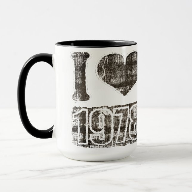 Taza Amo la cosecha de 1978 - Mug (Izquierda)
