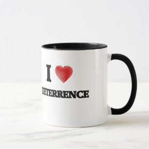 Taza Amo la disuasión