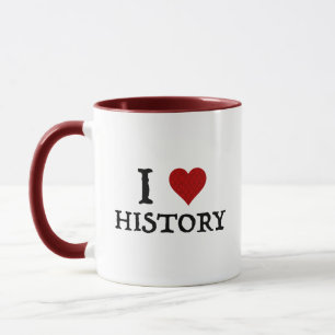 Taza Amo la historia (del corazón)