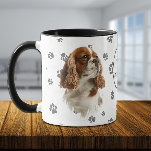 Taza Amo la huella de mi Cavalier King Charles Spaniel