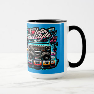 Taza Amo la música latina estilo libre