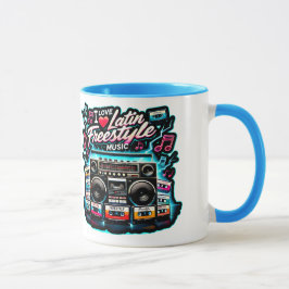 Taza Amo la música latina estilo libre