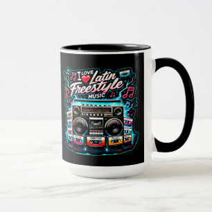Taza Amo la música latina Freestyle