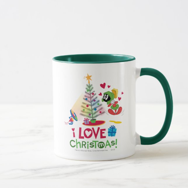 Taza Amo la Navidad - MARVIN EL MARCIANO™ (Derecha)