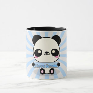 Taza Amo la panda