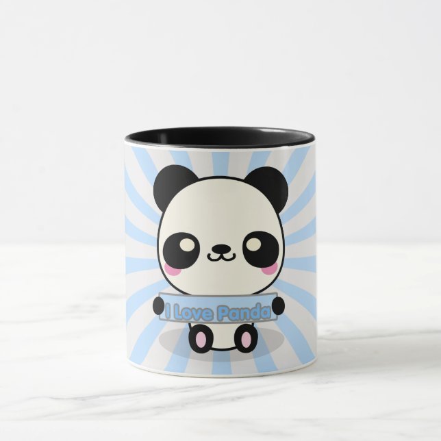 Taza Amo la panda (Centro)