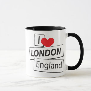 Taza Amo Londres Inglaterra