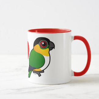 Taza Amo loros de cabeza negra
