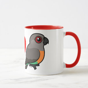 Taza Amo loros Rojo-hinchados