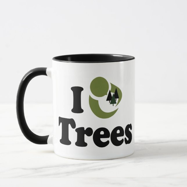 Taza Amo los árboles (Izquierda)
