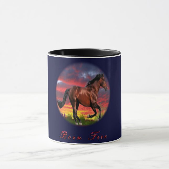 Taza Amo los Caballos (Centro)