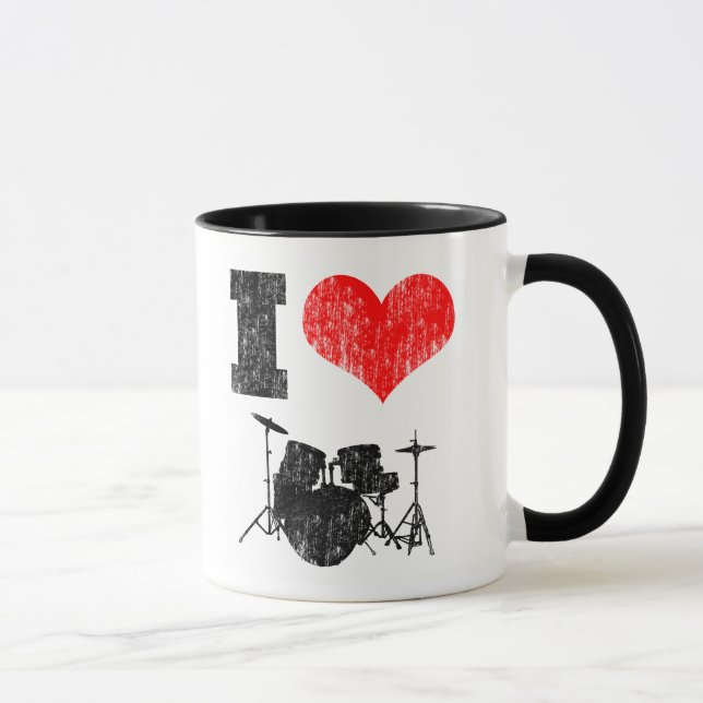 Taza Amo los tambores (Derecha)