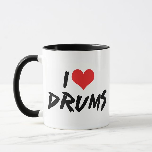 Taza Amo los tambores (Izquierda)