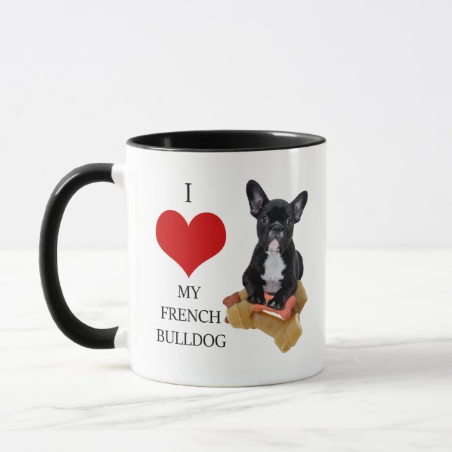 TAZA AMO MI BULLDOG FRANCÉS (Izquierda)