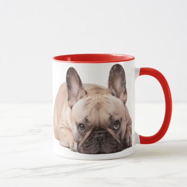 Taza Amo mi Bulldog francés (Derecha)