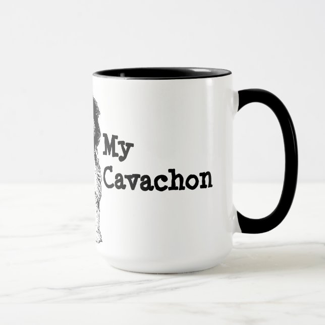 Taza Amo mi Cavachon (Derecha)