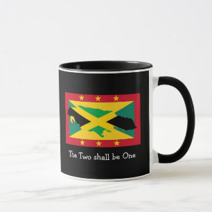Taza Amo Mi...  Jamaica   BANDERA DUAL DE Granada   PER