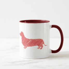 Taza Amo Mi Mug Dachshund