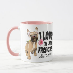 Taza Amo mi pequeña francesa - bulldog francés