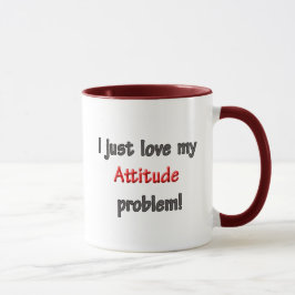 TAZA AMO MI PROBLEMA DE LA ACTITUD