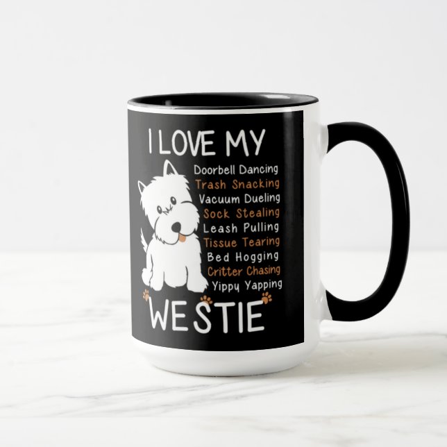 Taza Amo mi Westie (Derecha)