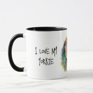 Taza Amo mi Yorkie Mug - por mamá