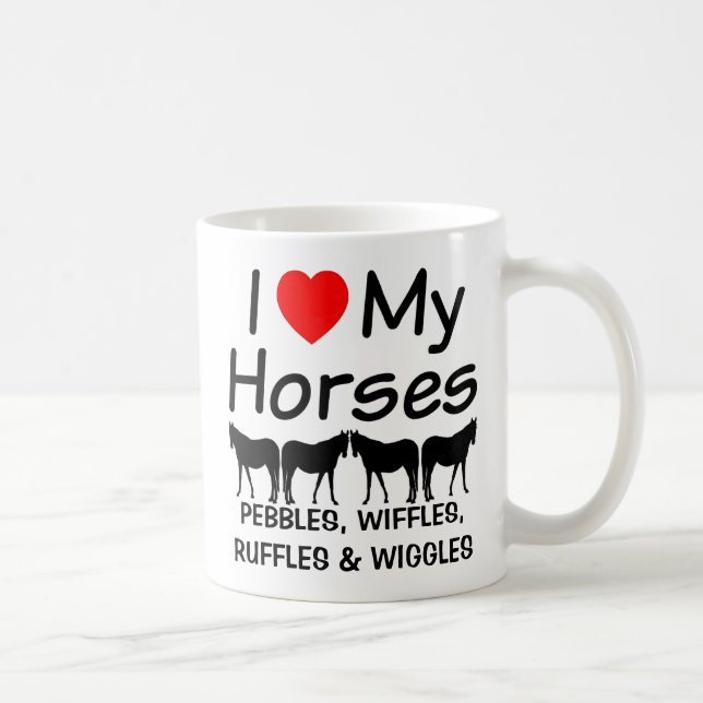 Taza Amo Mis CUATRO Caballos (Derecha)