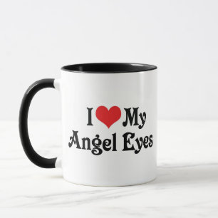 Taza Amo Mis Ojos de Ángel