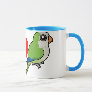 Taza Amo Parakeets del monje