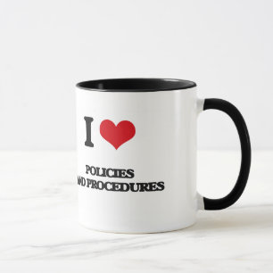 Taza Amo políticas y procedimientos