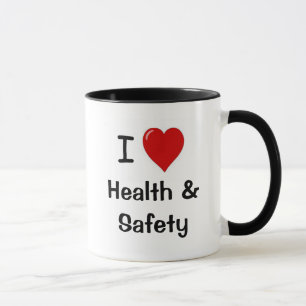 Taza Amo salud y seguridad del corazón de salud y de l