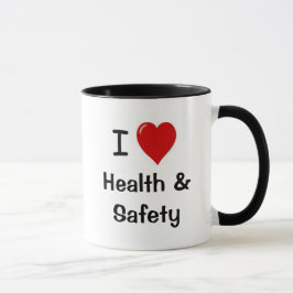 Taza Amo salud y seguridad del corazón de salud y de la