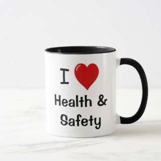 Taza Amo salud y seguridad del corazón de salud y de la