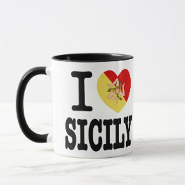 Taza Amo Sicilia Novedad Mug