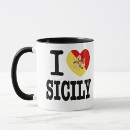 Taza Amo Sicilia Novedad Mug